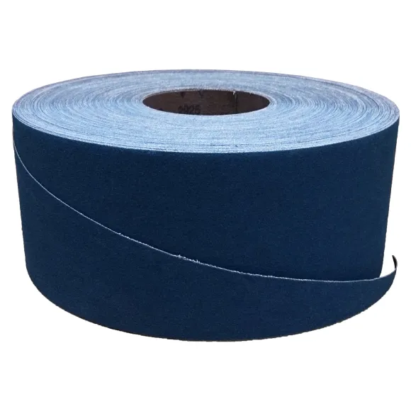 Brúsny pás plátno rolka 100mm x 50m - 120 hrubosť, korund, modrá 121-306402.01-50