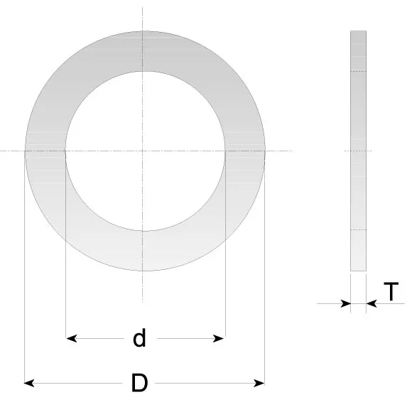 CMT Redukční kroužek pro pilové kotouče - D30 d25,4 t2,0  C29921200