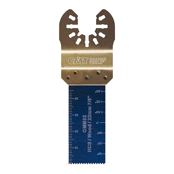 CMT Ponorný pílový list s tvrdeným zubom HCS, na drevo - 22mm C-OMM02-X1