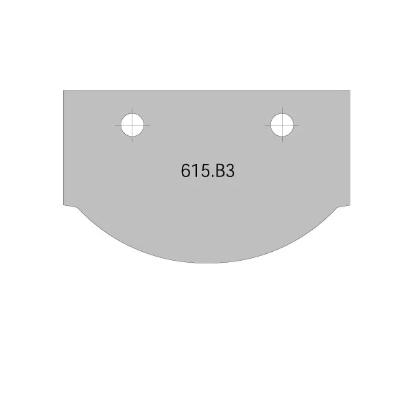 Profilový HM nôž B3 pre frézu C615 C615B3