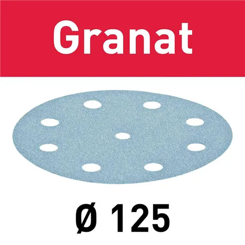 Festool Brúsny kotúč STF D125/8 - P80 GR/10 Granat