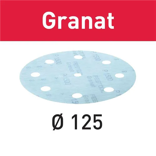 Festool Brúsny kotúč STF D125/8 - P400 GR/100 Granat