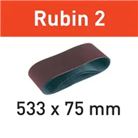 Festool Brúsny pás L533X75 - P100 RU2/10 Rubin 2