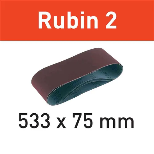 Festool Brúsny pás L533X75 - P120 RU2/10 Rubin 2