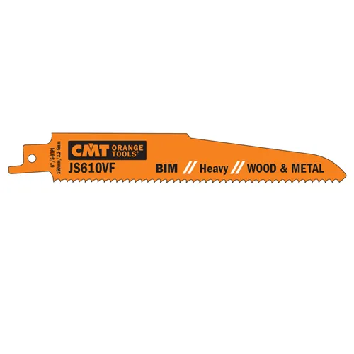 CMT Pílový list do chvostovej píly BIM Heavy Wood-Metal 610 VF - L150, I130, TPI5-8 (bal 5ks)