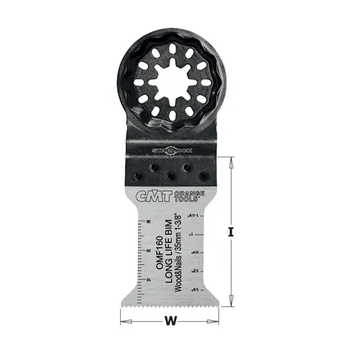 CMT Starlock Ponorný pílový list BIM s predĺženou životnosťou, na drevo a klince - 35 mm