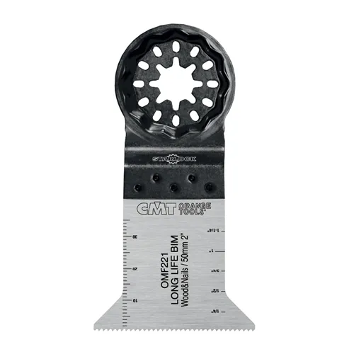 CMT Starlock Ponorný pílový list BIM s predĺženou životnosťou, na drevo a klince - 50 mm, set 50 ks