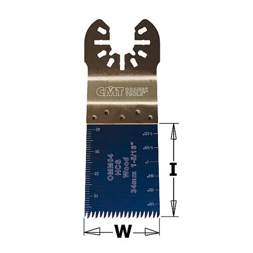 CMT Ponorný pílový list s japonským zubom HCS, na drevo - 34mm, sada 5 ks