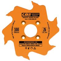 CMT Kotúč lamelovací pre lamelové spoje - D100x3,96 d22 Z6 HW striedavý zub