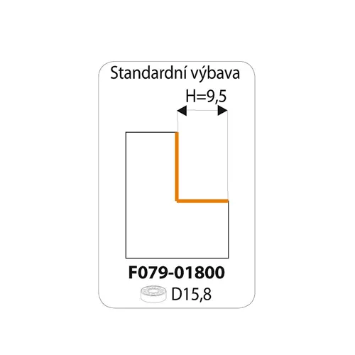 IGM F049 Falcovacia žiletková fréza - H12,7 D34,9x12 L55 S=8 HW