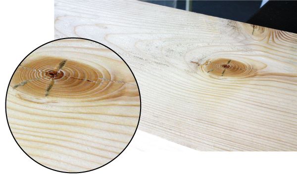 Povrch dreva hobľovaného HW (SK) žiletkovým valcom