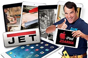 Jedinečný iPad ZDARMA dostanete k týmto strojom JET